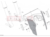 DUCATI Hypermotard 950 Front mudguard