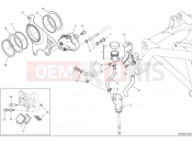 DUCATI 2025 Hypermotard 950 RVE Rear brake system