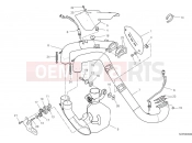 DUCATI 2025 Hypermotard 950 RVE Exhaust manifold (EU)