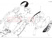 DUCATI 2025 Hypermotard 950 RVE Rear fairings