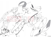 DUCATI Hypermotard 950 SP Rear fairings