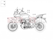 MOTOGUZZI Stelvio Duecento Tributo E5+ (APAC) Decal