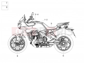 MOTOGUZZI V100 Mandello E5+ (EU) Decal