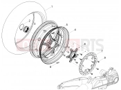 MOTOGUZZI V100 Mandello E5+ (EU) Rear wheel