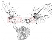 MOTOGUZZI V100 Mandello S E5+ (AU, JP) Cylinder head - valves
