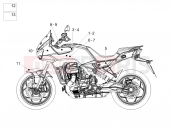 MOTOGUZZI V100 Mandello S E5+ (AU, JP) Decal