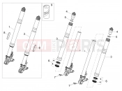 MOTOGUZZI V100 Mandello S E5+ (AU, JP) Front fork Ohlins