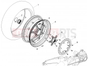 MOTOGUZZI V100 Mandello S E5+ (AU, JP) Rear wheel