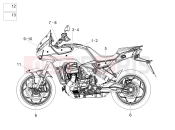MOTOGUZZI V100 Mandello Wind Tunnel E5+ ABS 2025 (EU) Decal