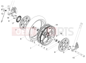 MOTOGUZZI V100 Mandello Wind Tunnel E5+ (CND, USA) Front wheel