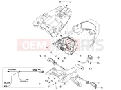 MOTOGUZZI V100 Mandello Wind Tunnel E5+ (CND, USA) Rear headlamps
