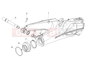 MOTOGUZZI V100 Mandello Wind Tunnel E5+ (CND, USA) Swing arm
