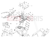 MOTOGUZZI V100 Mandello Wind Tunnel E5+ (CND, USA) Tank cover