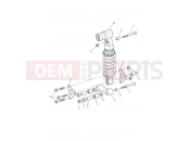 TRIUMPH Speed Triple RS Rear Suspension Unit & Linkage