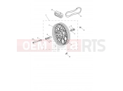 TRIUMPH Bonneville Bobber front wheel