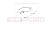 TRIUMPH Bonneville Bobber front mudguard kit, short