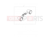 TRIUMPH Bonneville Bobber led indicator kit, d64 med, 450 lead