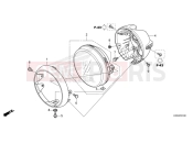 HONDA DAX 125 (ST125AP) 2022 F-1 HEADLIGHT