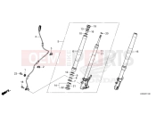 HONDA DAX 125 (ST125AP) 2022 F-11 FRONT FORK