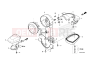 HONDA DAX 125 (ST125AP) 2022 F-36 TAILLIGHT/LICENSE LIGHT
