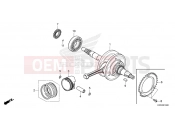 HONDA DAX 125 (ST125AP) 2023 E-16 CRANKSHAFT/PISTON