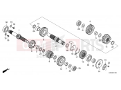 HONDA DAX 125 (ST125AP) 2023 E-17 TRANSMISSION