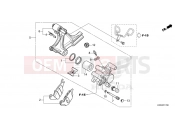 HONDA DAX 125 (ST125AP) 2023 F-17 REAR BRAKE CALIPER