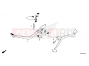 HONDA DAX 125 (ST125AP) 2023 F-29 PEDAL