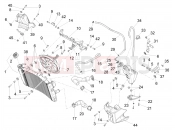 APRILIA Tuono 457 (CA, USA) Cooling system