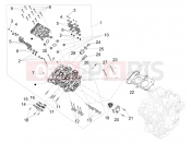 APRILIA Tuono 457 (CA, USA) Cylinder head - valves