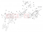 APRILIA Tuono 457 (CA, USA) Front mudguard-Pillar