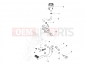 APRILIA Tuono 457 (CA, USA) Rear master cylinder