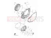 YAMAHA YZ 250 F YZ250FX [AU, NZ, LATAM] (BAJC) 2022 CRANKCASE COVER 1