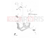 YAMAHA YZ 250 F YZ250FX [AU, NZ, LATAM] (BAJC) 2022 STAND & FOOTREST