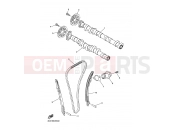 YAMAHA YZF-R6 YZF-R6 YZFR6GC [CALIFORNIA] (2CXT) 2016 CAMSHAFT & CHAIN