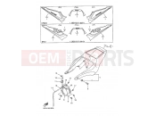 YAMAHA YZF-R6 YZF-R6 YZF-R6M [USA] (5GV4) 2000 SIDE COVER