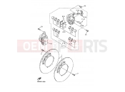 YAMAHA YZF-R6 YZF-R6 YZF-R6M [USA] (5GV4) 2000 FRONT BRAKE CALIPER