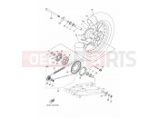 YAMAHA XTZ 700 Tenere XTZ690 TENERE 700 [USA, UAE, LATAM] (BVW1) 2024 REAR WHEEL