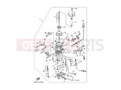 YAMAHA XV 1600 Wild Star / Road Star XV1600AT ROAD STAR SILVERADO (5GA9) 2001 CARBURETOR