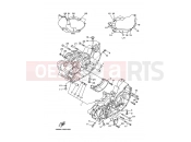YAMAHA XV 1600 Wild Star / Road Star XV1600AT ROAD STAR SILVERADO (5GA9) 2001 CRANKCASE