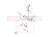 YAMAHA YFM 660 Grizzly YFM660FWA YFM66FGW GRIZZLY 660 HUNTER (2C6T) 2007 HANDLE SWITCH & LEVER