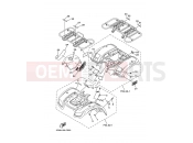 YAMAHA YFM 660 Grizzly YFM660FWA YFM66FGW GRIZZLY 660 HUNTER (2C6T) 2007 EMBLEM & LABEL 2