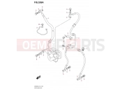 SUZUKI AN 400 Burgman (DU11) M4 (2024) 536A - FRONT BRAKE HOSE
