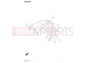SUZUKI AN 400 Burgman (DU11) M4 (2024) 474A - REAR FENDER
