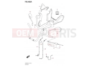 SUZUKI AN 400 Burgman (DU11) M4 (2024) 462A - HANDLEBAR