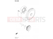 SUZUKI AN 400 Burgman (DU11) M4 (2024) 122A - STARTER CLUTCH