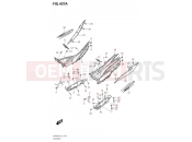 SUZUKI AN 400 Burgman (DU11) M4 (2024) 437A - FOOTBOARD