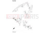 SUZUKI AN 400 Burgman (DU11) M4 (2024) 410A - PILLION RIDER HANDLE