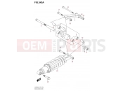 SUZUKI AN 400 Burgman (DU11) M4 (2024) 543A - REAR CUSHION LEVER