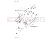 SUZUKI AN 400 Burgman (DU11) M4 (2024) 445A - FRAME COVER